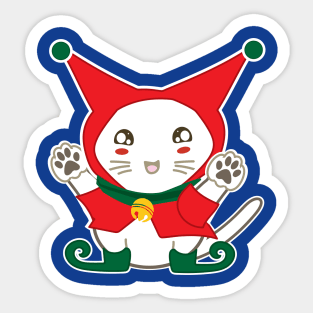 Meowy Christmas & Happy Cat Year! Sticker